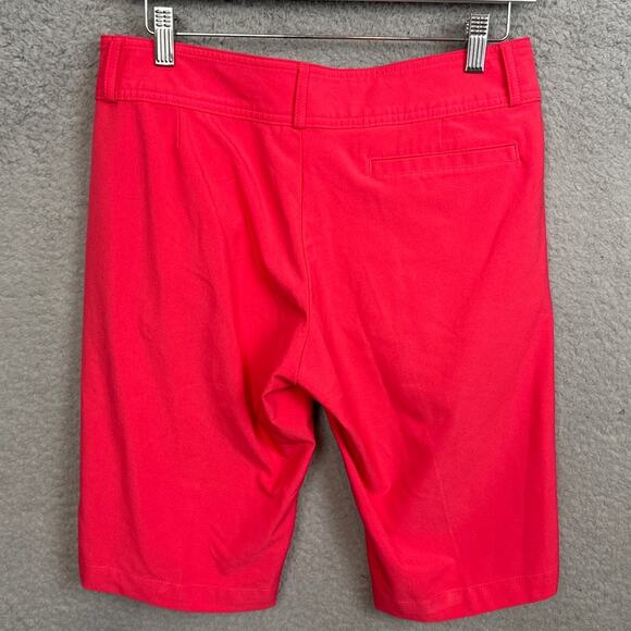 Pebble Beach Performance Womens Golf Shorts Neon Watermelon Size 6 Golfwear - Picture 2 of 8
